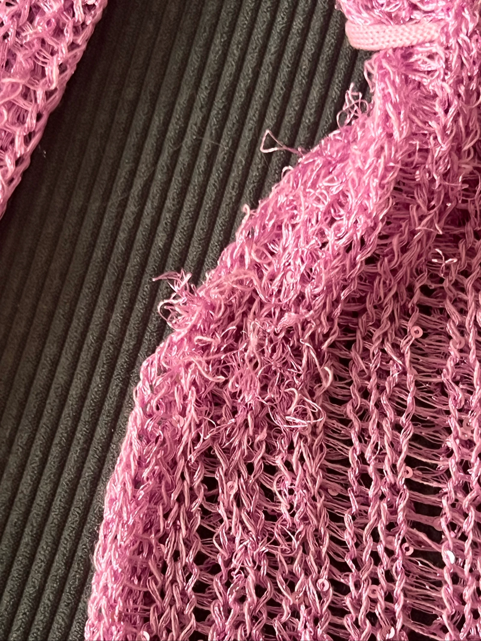 Vestido de lantejoulas de crochê – photo 10